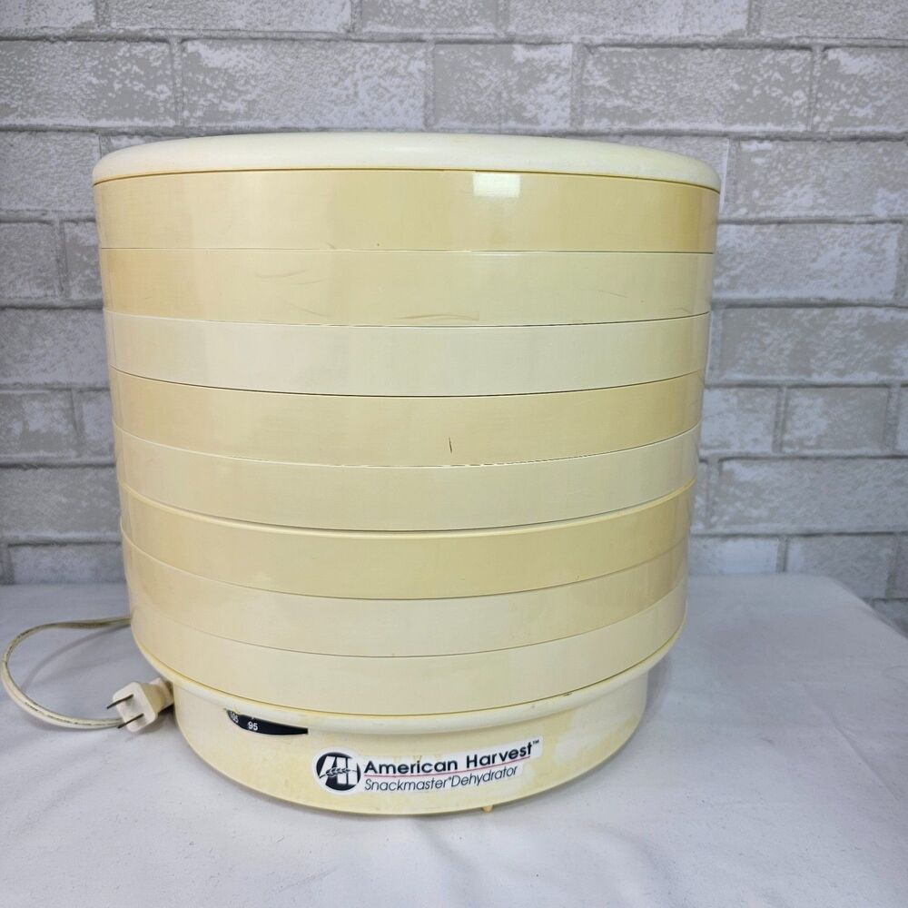 American Harvest Snackmaster FD50/30 Food Dehydrator 8 Tray 550W Tested Works